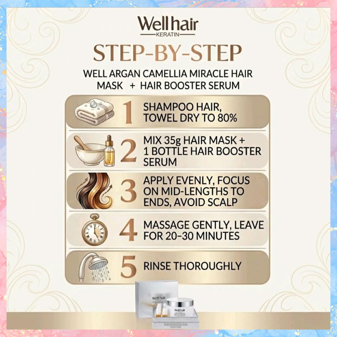Well Hair Miracle Hair Mask + Booster Serum