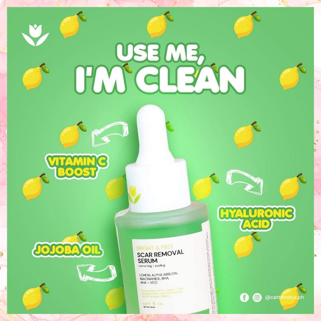 Bright & Free Scar Removal Serum | Catt&Co.