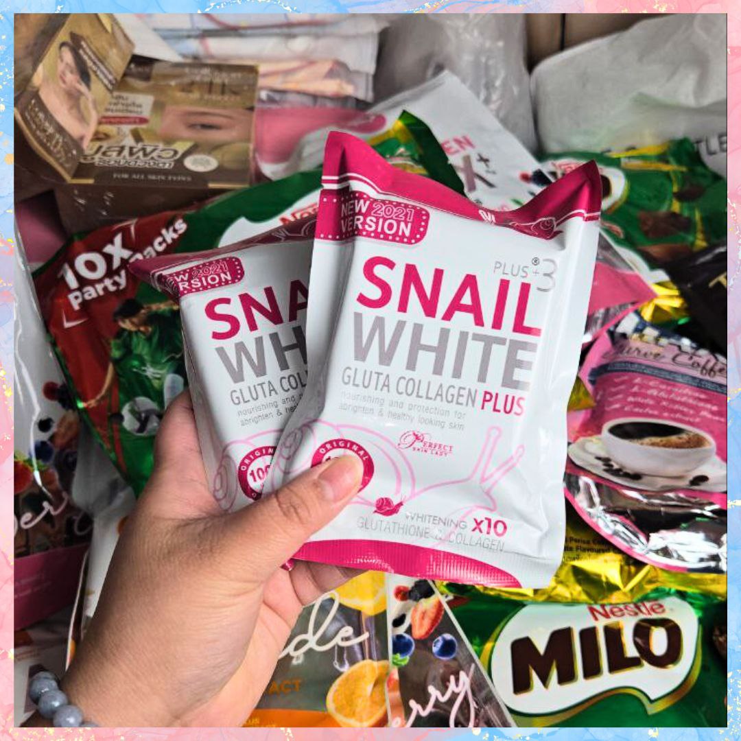 Snail White Gluta Collagen Plus x10 Whitening Soap | 80G