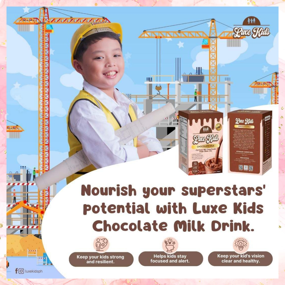 Luxe Kids Chocolate Milk Drink | 10sachets