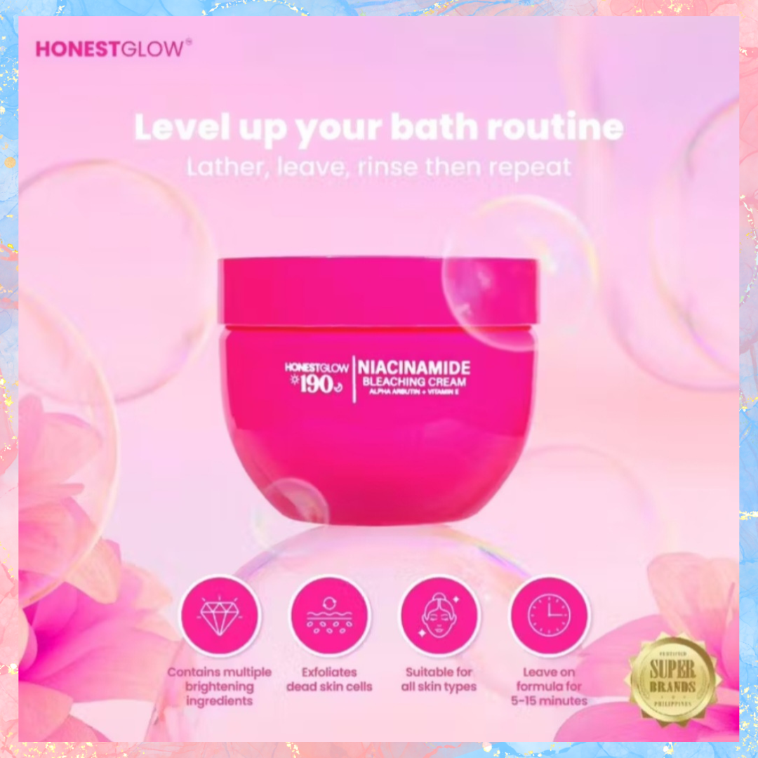 Honest Glow 190 Niacinamide Bleaching Cream | 250G