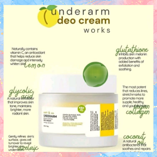 Bright & Free Underarm Brightening Deo Cream | 30G | Catt&Co.