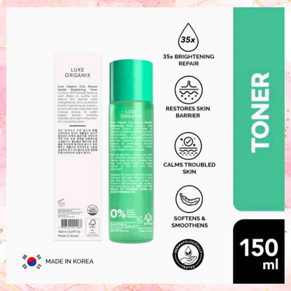 Luxe Organix Cica Rescue Gentle Brightening Toner | 150ML