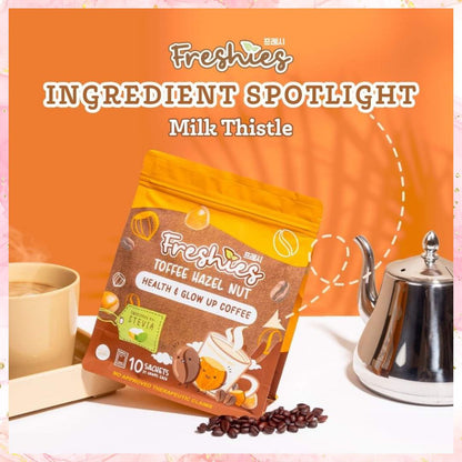 Juju Glow Freshies Toffee Hazel Nut | Health & Glow up Coffee | 10sachets