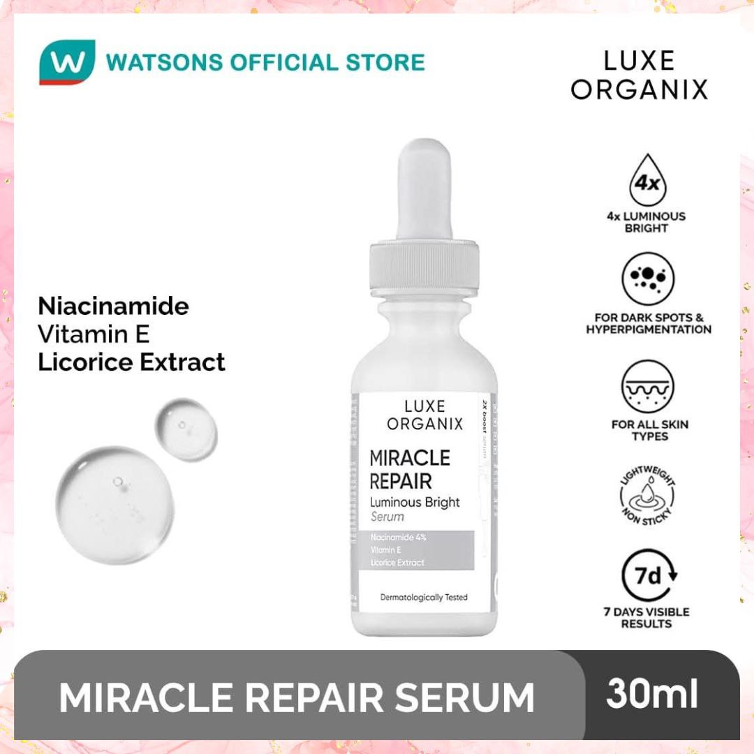 Luxe Organix Miracle Repair Luminous Bright Serum | 30ML