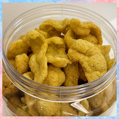 PEA-CHARON VEGAN CRACKLINGS | MADE OF GREEN PEAS