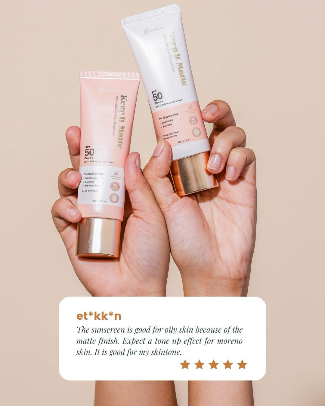 Barefaced Keep it Matte | Mineral Tinted Sunscreen