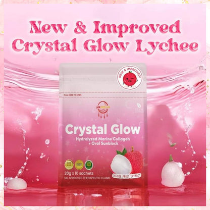 JRK Crystal Glow Hydrolyzed Marine Collagen + Oral Sunblock | 10sachets