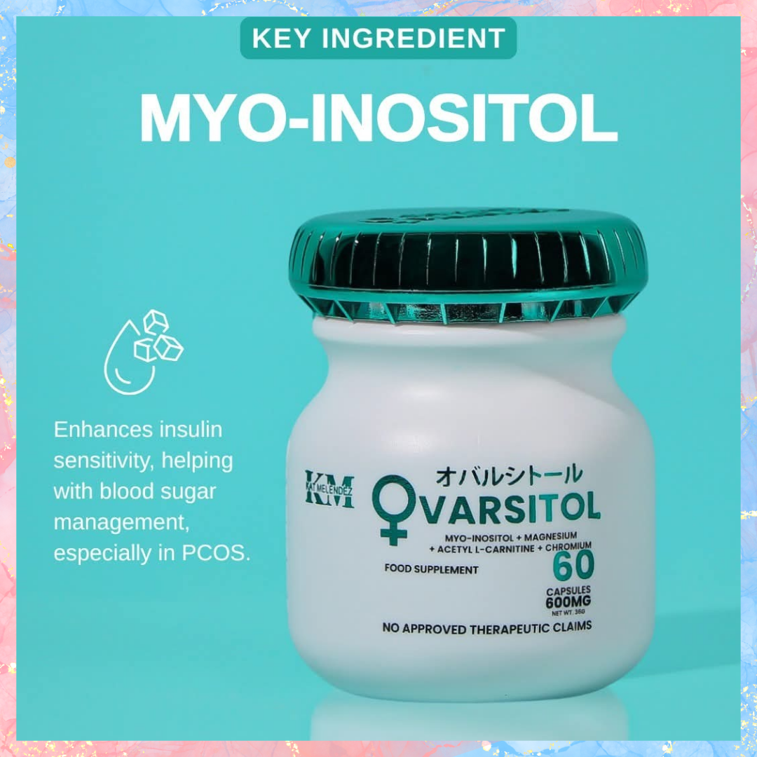 OVARSITOL Myo-Inositol + Magnesium + Acetyl L-Carnitine + Chromium | 60caps | By Kath Melendez