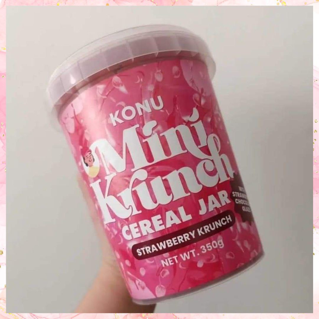 KONU Mini Krunch Cereal Jar Strawberry Krunch | 350G