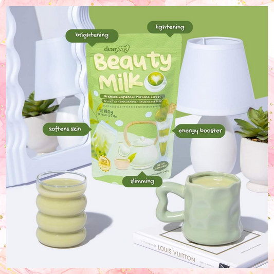 Dear Face - Beauty Milk Premium Japanese Matcha Latte | 180grams