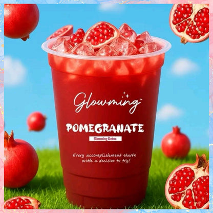Cris Cosmetics Glowming POMEGRANATE Detox Drink | with Glutathione & Collagen | 10sachets