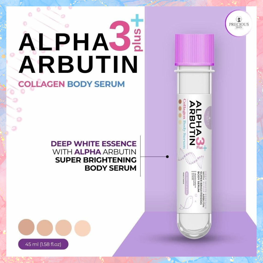 Precious Skin Alpha Arbutin 3PLUS Collagen Body Serum | 45ML