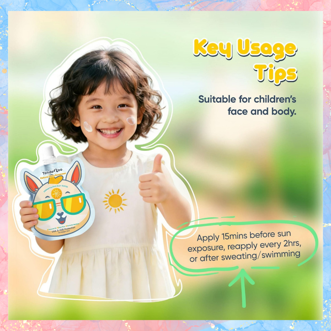 Tenderoo Natural Baby Sunscreen | 50ML | Dermatologist-tested