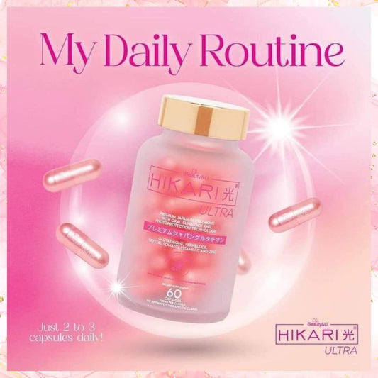 Beauty & U Hikari Ultra Premium Japan Glutathione with oral sunblock and photoprotection technology