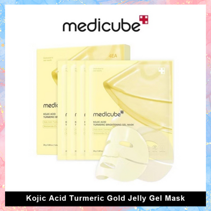 Medicube Kojic Acid Turmeric Brightening Gel Mask | Facial Mask | 4ea