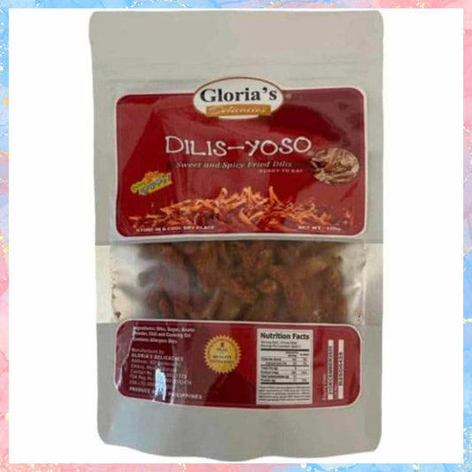 Gloria's Delicacies DILIS-YOSO Sweet and Spicy Fried Dilis | 100G