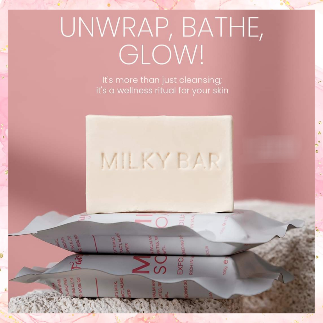 Fairy Skin Milky Bar Soap | 100G
