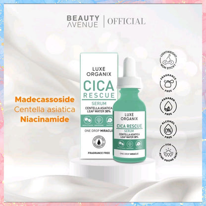 Luxe Organix Cica Rescue Gentle Brightening Serum | 30ML