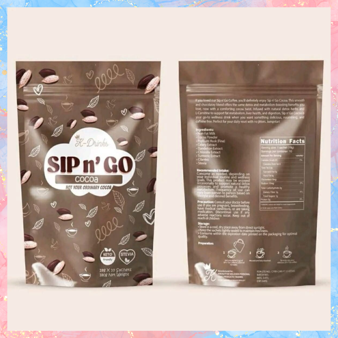 Sip n Go Cocoa Chocolate | 10sachets