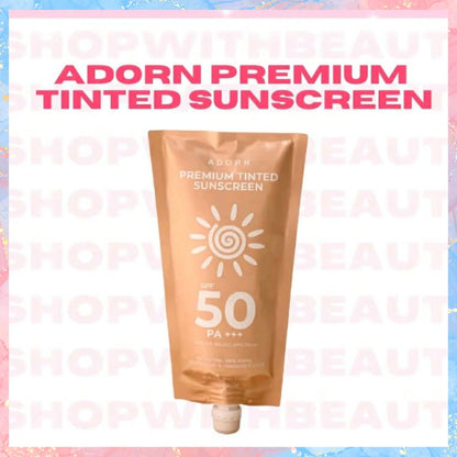 Adorn Premium Tinted Sunscreen with SPF50 PA+++ UVA/UVB Broad Spectrum | 50G