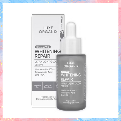 Luxe Organix Whitening Repair Ultra Light Glow Serum | 30ML