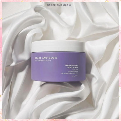 Grace and Glow White-B3 Clay Body Scrub | 220G