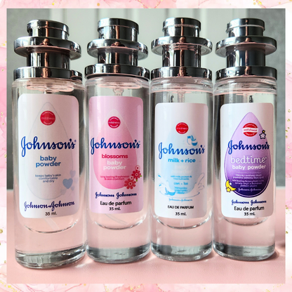 Johnson's Cologne Perfume - Baby Powder scents