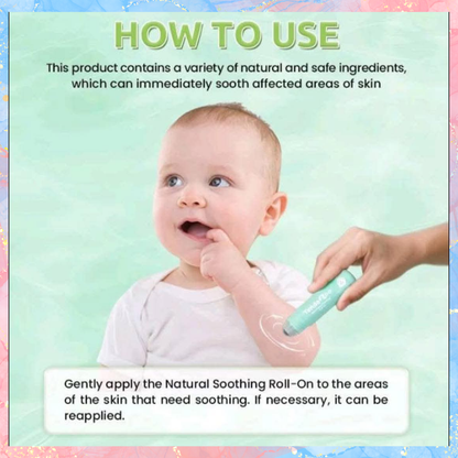 Tenderoo Baby Natural Soothing Roll-On | Gentle Relief for Itchy & Irritated Baby Skin | 360° Cool Roller - 15ml