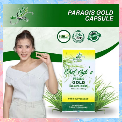 Chef Ayb's PARAGIS GOLD | Eleusine Indica | 60caps