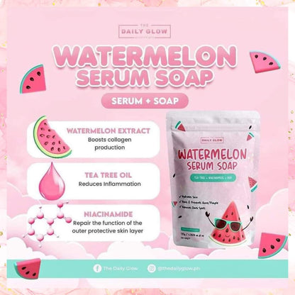 The Daily Glow WATERMELON SERUM SOAP | 135G