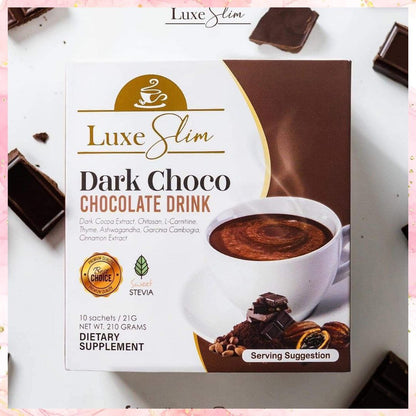 Luxe Slim Dark Choco | Chocolate Drink | 10sachets