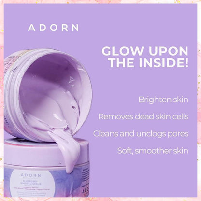 Adorn Blueberry Whipped Scrub by Calm Skin | 250ML