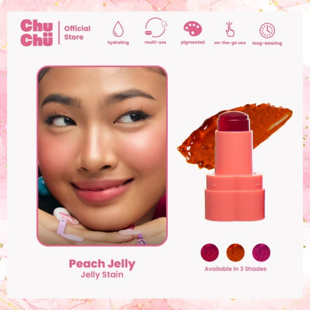 Chu Chu Beauty Lip & cheek Jelly Stain | Jelly Tint | 5G