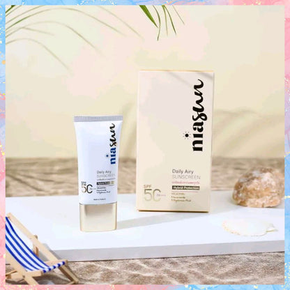 NiaSun Daily Airy Sunscreen with SPF50 PA +++ | Hybrid Protection | 50ML