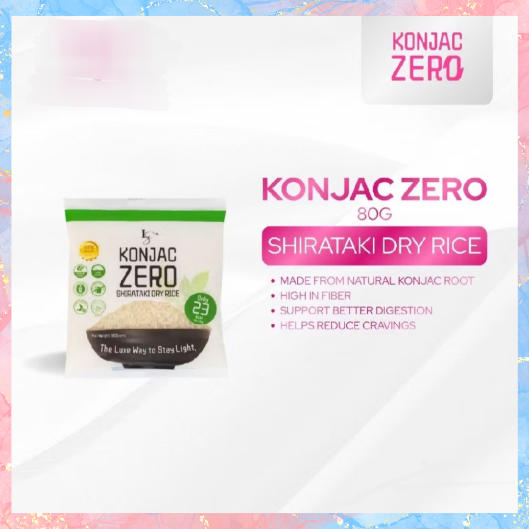 Luxe Slim Konjac Zero Shirataki Dry Rice | 80G