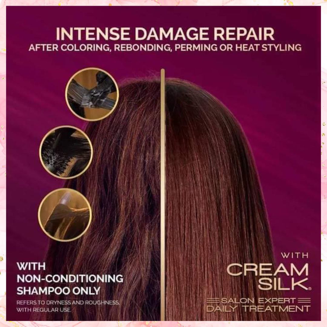 Cream Silk Daily treatment Keratin Rebond Straight | 650ML