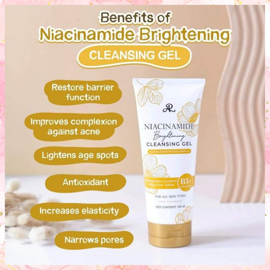 AR Niacinamide B3+ Collagen Brightening Cleansing Gel | 190ML