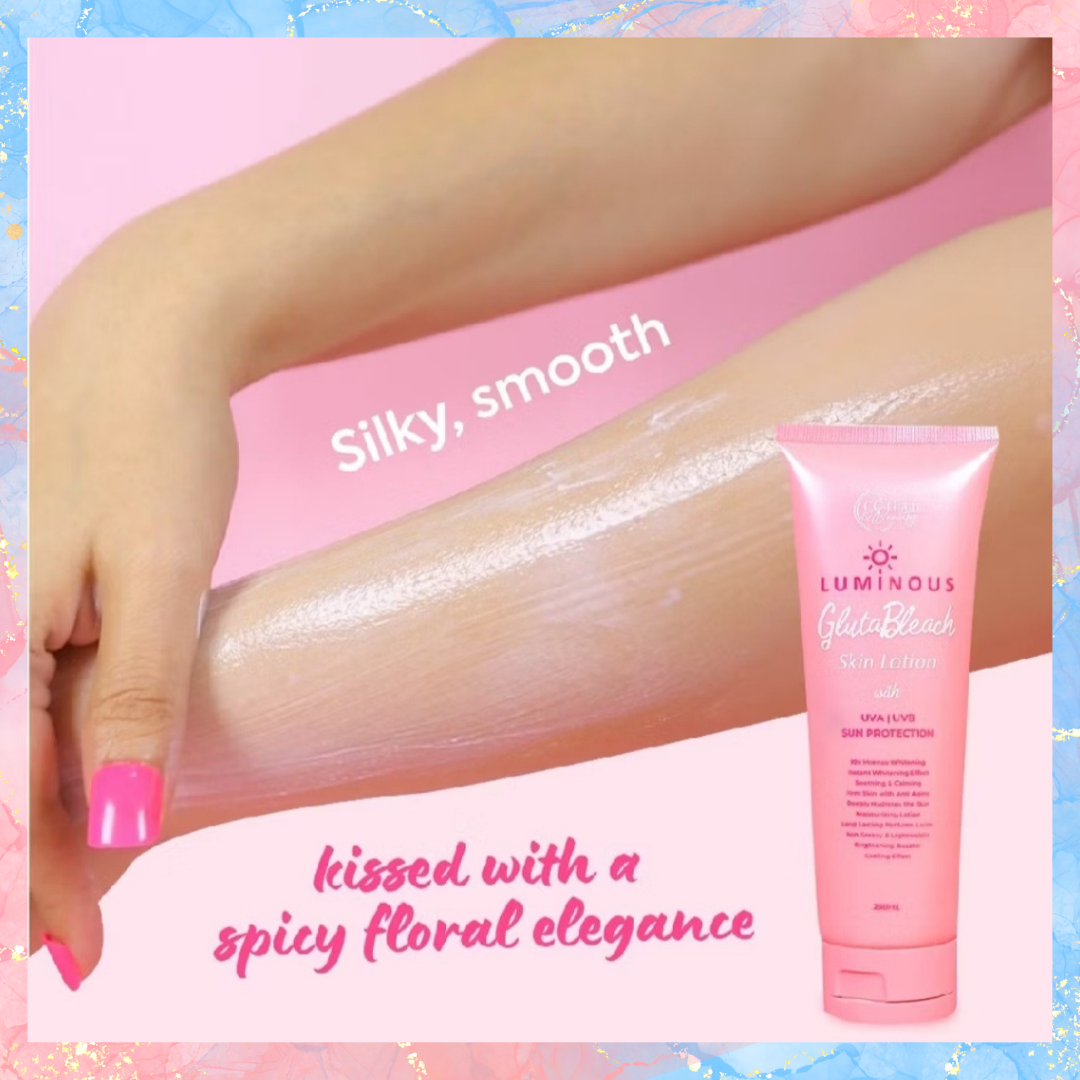 Cris Cosmetics Luminous Gluta Bleach Skin Lotion with UVA/UVB Protection