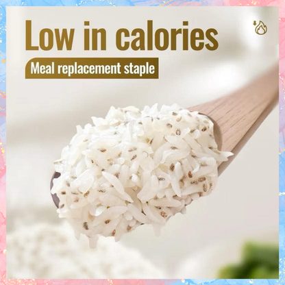 Mr Squirrel Chia Seeds Shirataki Mixed Dry Rice | Low Fat & High Fiber | 100G