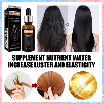 West&Month Hair Growth Essential Oil | Biotin Cold-Pressed | 30ML