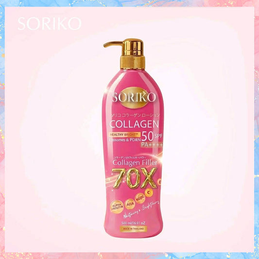 Soriko Collagen Filler 70x Whitening Body Lotion | 500ml