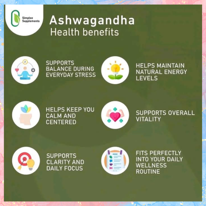 Simplee Supplements Ashwagandha | 60caps