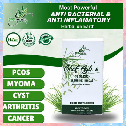 Chef Ayb's PARAGIS Eleusine Indica Capsules | 60caps