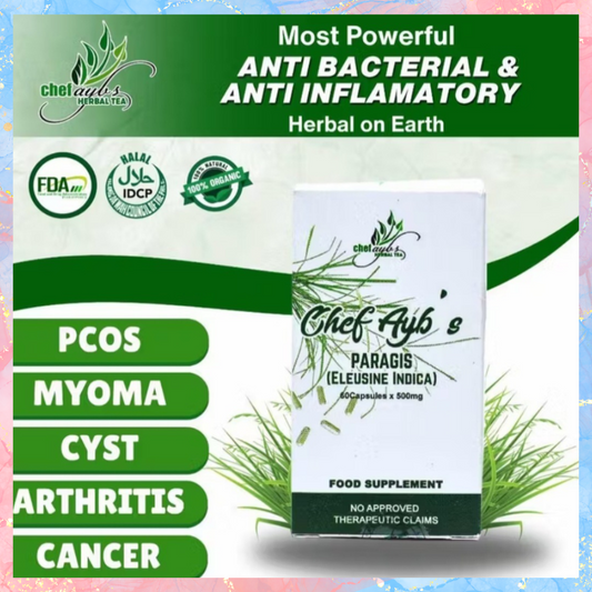 Chef Ayb's PARAGIS Eleusine Indica Capsules | 60caps