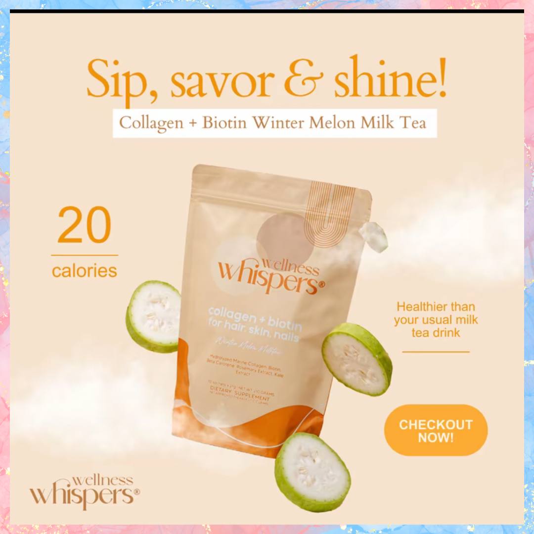 Wellness Whispers Collagen + Biotin for hair, skin & nails | 10sachets