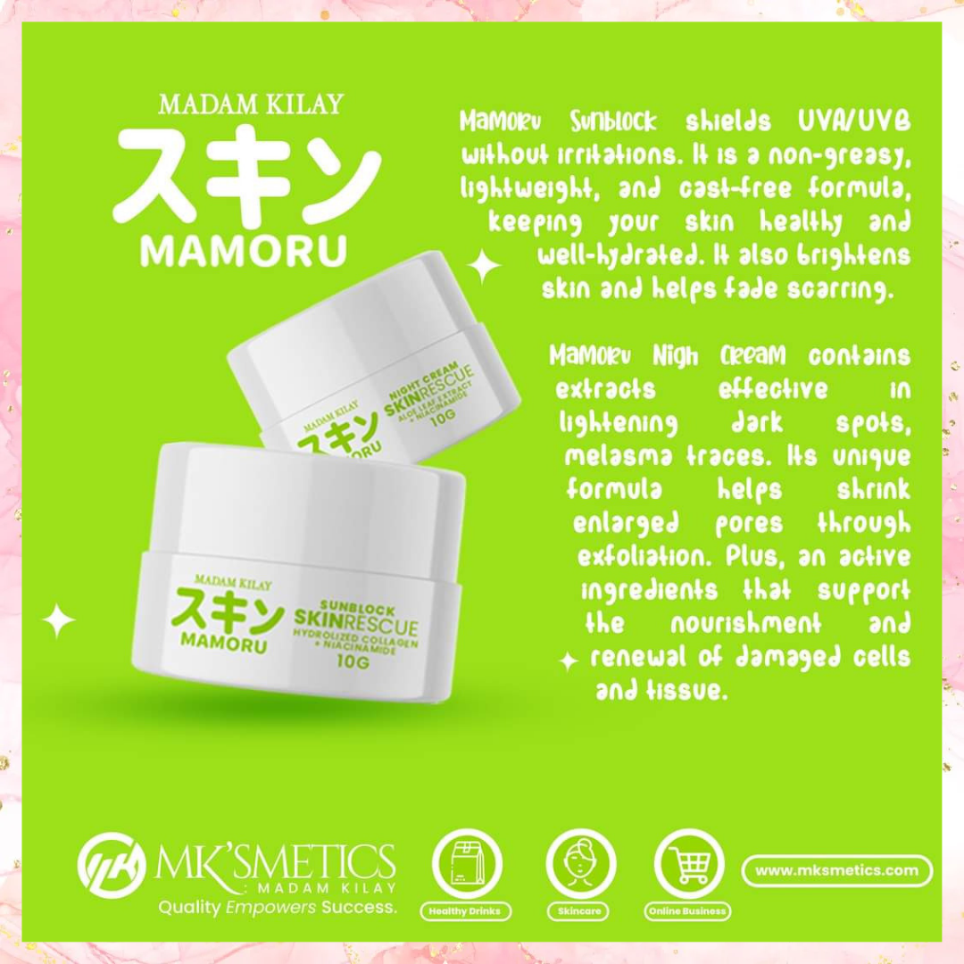 Mamoru Skin Rescue 4in1 Maintenance Set | by Madam Kilay