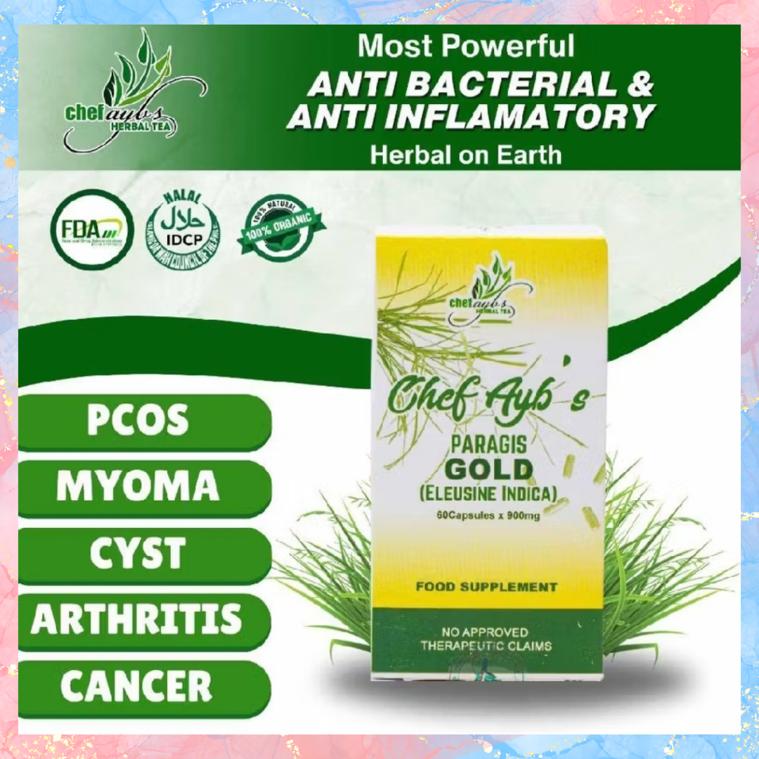 Chef Ayb's PARAGIS GOLD | Eleusine Indica | 60caps