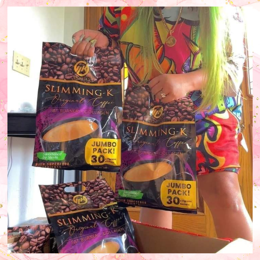 Slimming K Original Coffee Fat Burner + Collagen | JUMBO PACK | MADAM KILAY | 30SACHETS