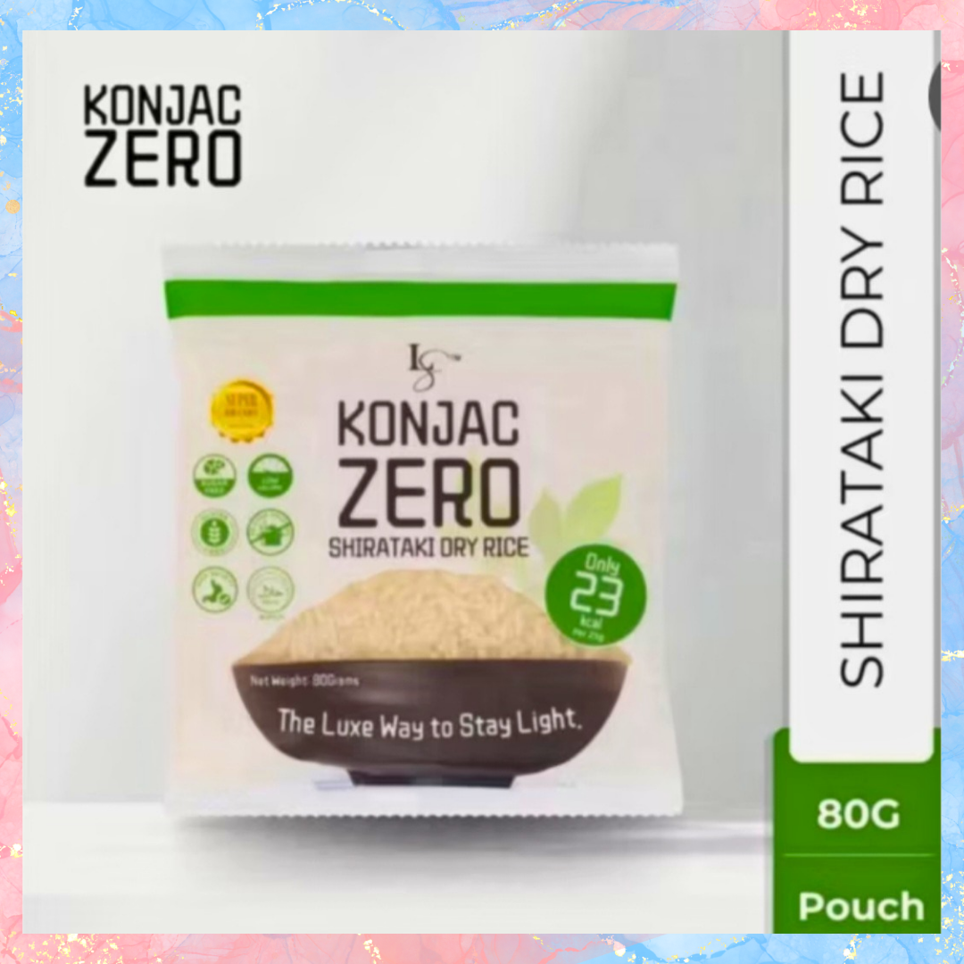 Luxe Slim Konjac Zero Shirataki Dry Rice | 80G – Charm Essentials - USA LLC